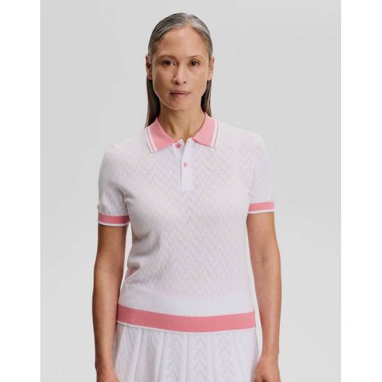 J. Lindeberg Polly Pointelle Polo