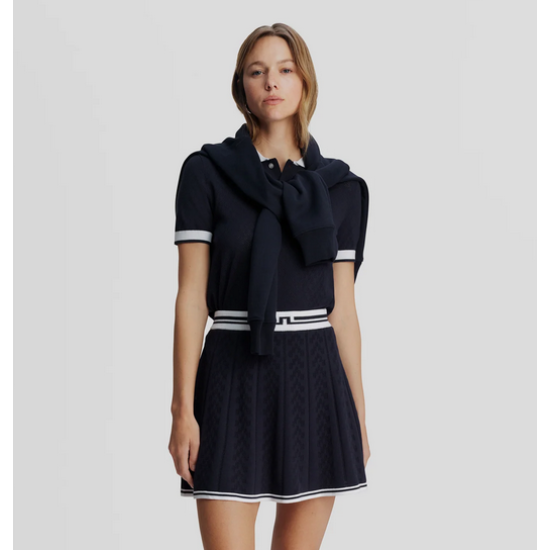 J. Lindeberg Pamela Pointelle Knitted skirt