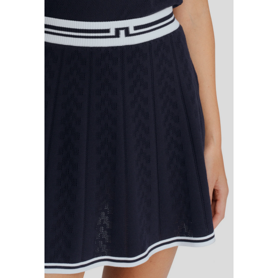 J. Lindeberg Pamela Pointelle Knitted skirt