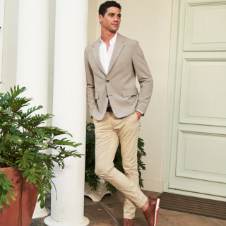 DUCA DEL COSMA MĘSKIE BUTY GOLFOWE CHURCHILL COGNAC