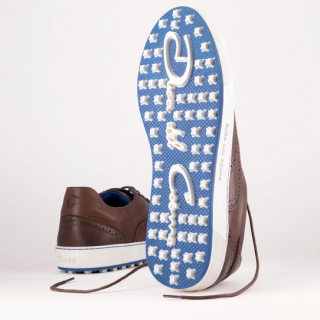 Duca Del Cosma Regent - Cognac Men Golf Shoes