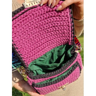 Hermes Fuksja Torebka Pleciona