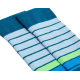 GFORE MIXED STRIPE COMPRESSION CREW SOCK