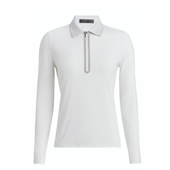G/FORE SILKY TECH NYLON QUARTER ZIP POLO 
