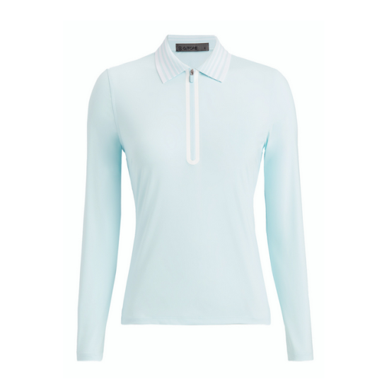 G/FORE SILKY TECH NYLON QUARTER ZIP POLO 