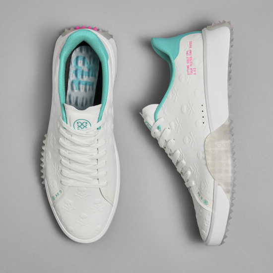 GFORE MEN'S G.112 EMBOSSED SKULL & TEES GOLF SHOE