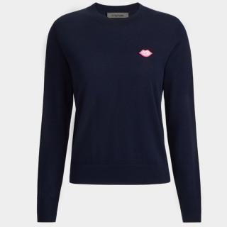 G/FORE  MOTHER GOLFER MERINO WOOL CREWNECK SWEATER