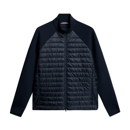 J.Lindeberg Golf Hayden Quilt Hybrid Jacket NAVY