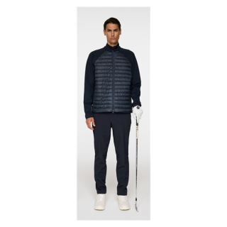J.LINDEBERG Lukas Quarter Zip Mid Layer Asphalt
