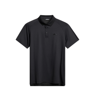 JLINDEBERG  Tech Hybrid Polo Black