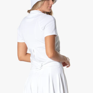 LUCKY IN LOVE Winning Streak Tie Back Short Sleeve