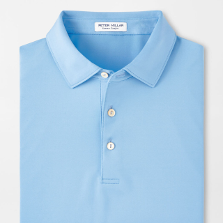 PETER MILLAR Solid Performance Jersey Polo COTTAGE BLUE