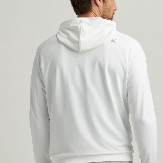 PETER MILLAR Pine Performance Hoodie White