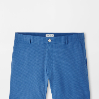 PETER MILLAR Shackleford Gingham Performance Hybrid Short