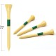 On Par Professional Bamboo Golf Tees 70mm, 30 pieces, Strong, Durable, Sustainable and Biodegradable
