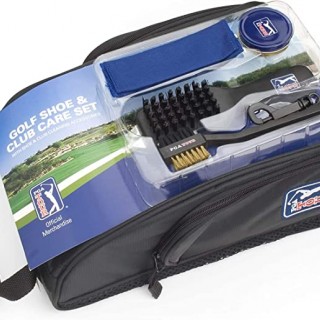 PGA Tour Shoe Bag With Club Cleaning Set