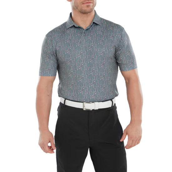 FOOTJOY Glass Print Lisle