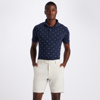 GFORE SKULL & T'S ICE NYLON SLIM FIT POLO