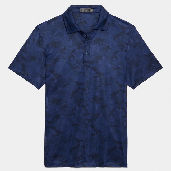 GFORE ICON CAMO PRINTED POLO
