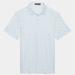 GFORE SKULL & T'S SKETCH TECH JERSEY SLIM FIT POLO