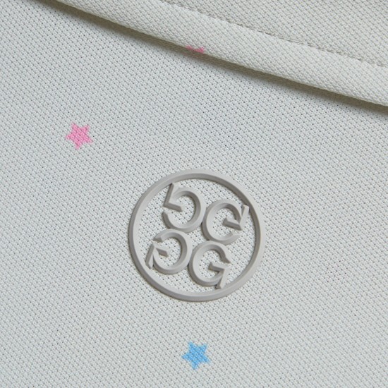 GFORE MINI STARS TECH PIQUÉ SLIM FIT POLO beige
