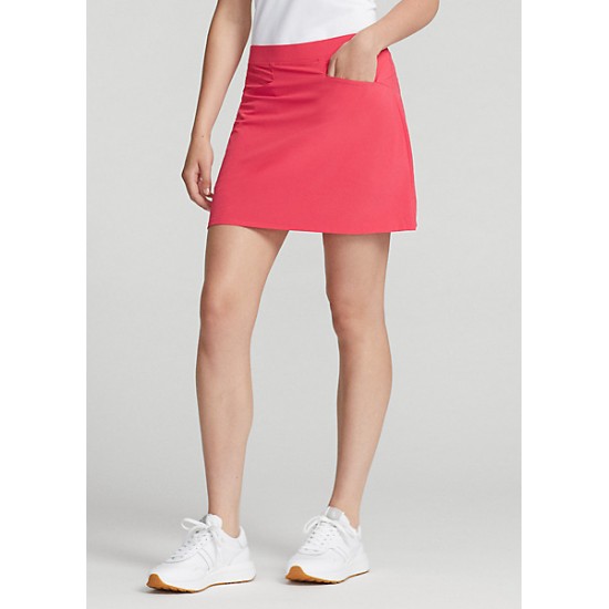 Polo Ralph Lauren Pleated Aim Skirt Hardy Red