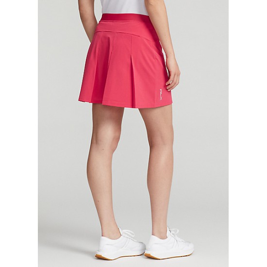 Polo Ralph Lauren Pleated Aim Skirt Hardy Red