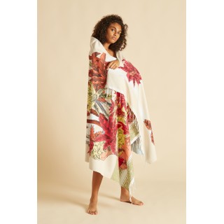 INOUI Ręcznik Fouta - Robinson - koralowy