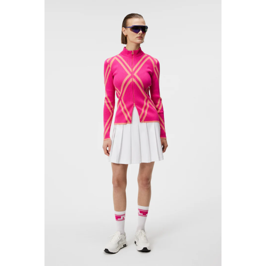 J.LINDEBERG FLORA KNITTED SWEATER FUCHSIA PURPLE