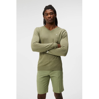 JLINDEBERG LYMANN KNITTED SWEATER OIL GREEN