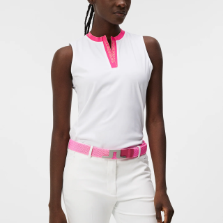 JLINDEBERG LEYA SLEEVELESS TOP White /Pink