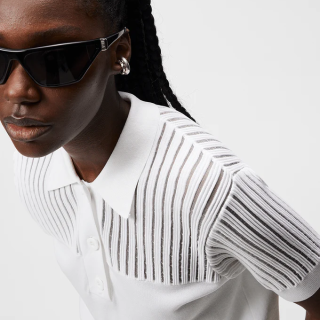 JLindeberg Zeta Knitted Polo White 