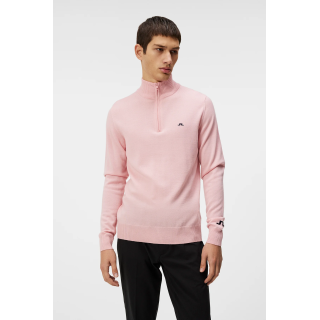 JLINDEBERG  KIAN ZIPPED SWEATER POWDER PINK
