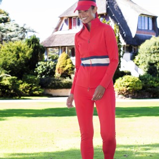 Par 69 Borg Jacket Red