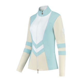 Par 69 Borg Jacket Celedon Creme