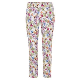 Alberto LUCY-CR - Summer Flowers WR 7/8 Pants