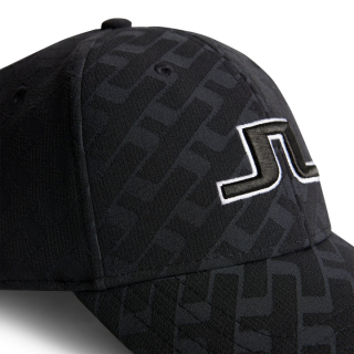 JLINDEBERG Anga Jacquard Cap Tour Geo Jacquard Black M