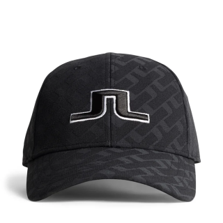 JLINDEBERG Anga Jacquard Cap Tour Geo Jacquard Black M