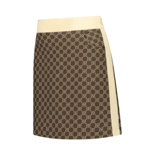 Par69 Bellugia Skirt Dark Taupe 69 Print